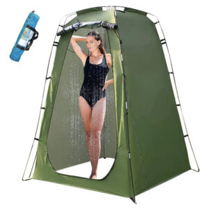 Tienda De Campaña Ducha Vestidor Portátil A Prueba De Lluvia Verde