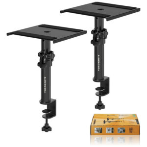 Soporte Ajustable Para Altavoces De Computadora 23-35 Cm 2 P Color
