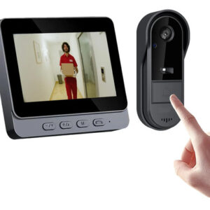 Timbre Inalámbrico Con Video 8 Mp Pantalla 4.3 Pulgadas Hd 1 Color