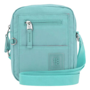 Bolso Crossbody Turquesa Mujer Poliéster Ajustable Compacto Turquesa Diseño De La Tela Acabado De Los Herrajes Color De La Correa De Hombro