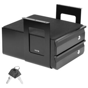 Cajones Deslizantes Apilados Para Computadora Negro 2 Unidad Negro