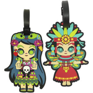Identificadores De Maleta Multicolor Con Diseño Chipi Y Haka Milticolor Nombre Del Diseño