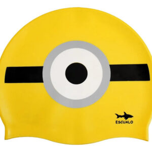 Gorra De Natación Unisex Silicona Impermeable Color Amarillo Amarillo Diseño De La Tela Talla
