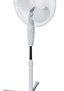 Ventilador De Pedestal 40cm Blanco Oscilante Silencioso 3 Ve 0 Mm Frecuencia Color De La Estructura Color De Las Aspas Material De Las Aspas 0