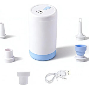 Bomba De Aire Eléctrica Portátil Inflador Y Desinflador 2 En