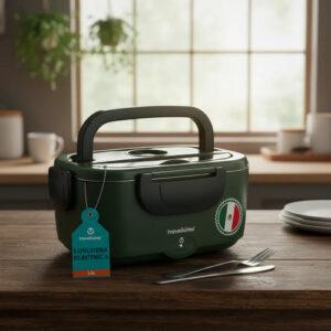 Lonchera Eléctrica Portátil 3 En 1 Acero Inoxidable 1.5l 80w Color