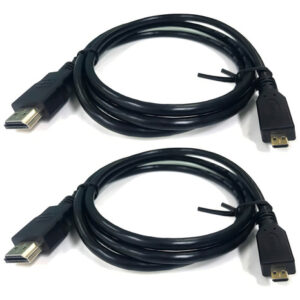 Cable Hdmi Micro Hdmi Macho A Macho 1.2m Marca Ncomputing Negro