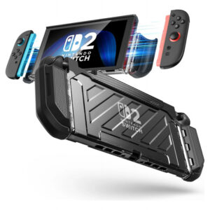 Funda Protectora Para Nintendo Switch 2 A Prueba De Golpes N Negro