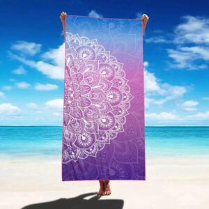 Toalla De Playa Microfibra Extra Grande 180x80cm Secado Rápi Mandala Nombre Del Diseño
