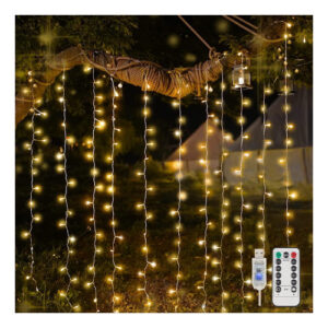 Luces De Cortina Suddus Para Dormitorio, 200 Guirnaldas De Luces