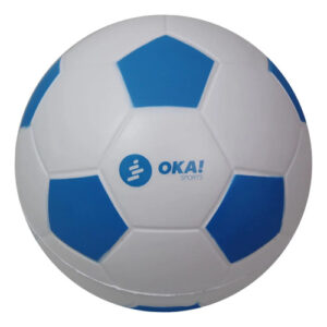 Balón De Fútbol Imponchable Espuma Número 3.5 Ideal Niños Blanco/azul