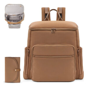 Bolsa De Pañales Impermeable Con 12 Bolsillos Para Bebé Color