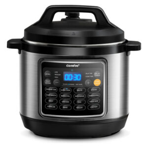Olla De Presión Eléctrica 16 En 1 8 Cuartos Programable Negr Negro Frecuencia