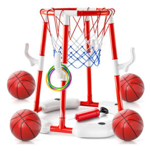 Aros De Baloncesto Para Piscina Juguete Flotante Rojo 4-12 A