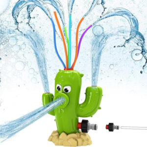 Aspersor De Agua Cactus Para Niños Juguete De Verano Diversi