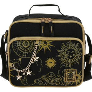 Lonchera Negra Térmica Con Asa Ajustable 24x13x22 Cm 6.9 L Negro Nombre Del Diseño