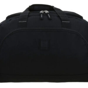 Valija Negra 56 Cm Con Asa Ajustable Y Bolsillos Con Cierre Color Nombre Del Diseño