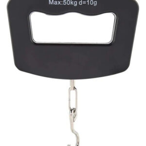 Báscula Digital Colgante 50 Kg Precisión Industrial Negra Negro