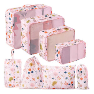 Juego De Cubos De Embalaje Para Niños 8 Unidades Impermeable Rosa Claro