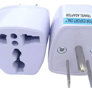 Adaptador De Enchufe De Alimentación Hjk (2 Pcs), 3er Pin De