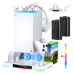 Soporte Refrigeración Y Carga Xbox Series X Con 2 Baterías 1 Color