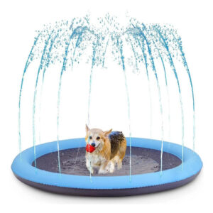 Tapete De Agua Para Niños Y Perros 170 Cm Azul Antideslizant Azul Talla