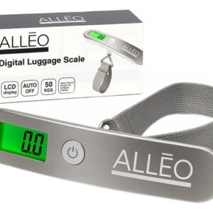 Báscula De Equipaje Digital 50 Kg Pantalla Lcd Retroiluminad Silver