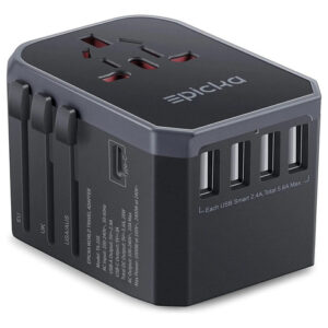 Adaptador De Corriente Universal De Viaje 5.6a 4 Puertos Usb