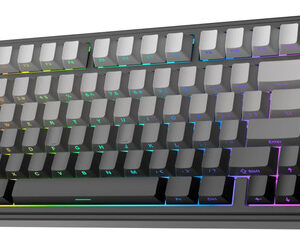 Teclado Mecánico Inalámbrico 75% Con Acolchado Y Pomo Color Del Teclado Idioma
