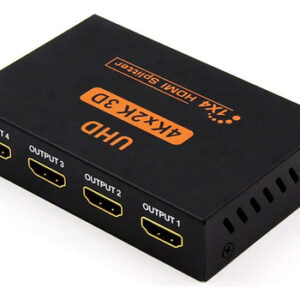 Divisor Hd 1 Entrada 4 Salidas 2k 4k Para 4 Tv Simultáneas