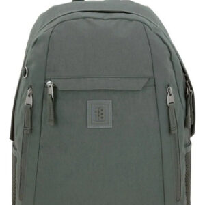 Mochila Gris Para Laptop Elegante Amplio Compartimento 18 Pu Gris 0