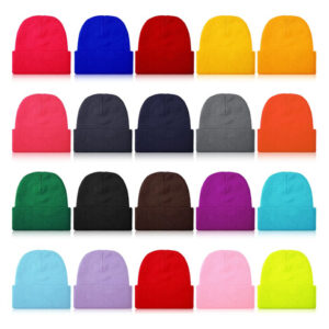 Gorros De Punto A Granel 20 Colores Unisex Para Clima Frío Color Talla Diseño De La Tela