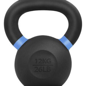 Kettlebell Yes4all De Hierro Fundido, 12 Kg/26 Libras, Para Negro