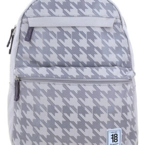 Mochila Gris Escolar Casual 350g Con Serigrafía Única Gris Diseño De La Tela