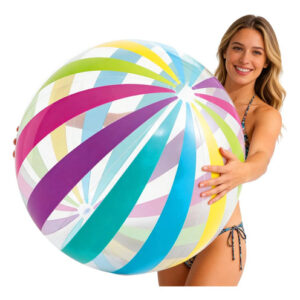 Pelota De Playa Inflable Arco Iris 71 Cm Ideal Verano Piscin 42in Arcoíris Nombre Del Diseño