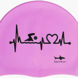 Gorra De Natación De Silicona Rosa Para Mujer Unitalla Electro Love Diseño De La Tela Talla