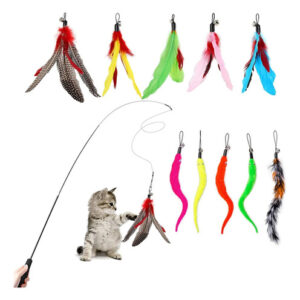 Juguete Interactivo Para Gatos Varita Retráctil Flexible 11 Estilo E