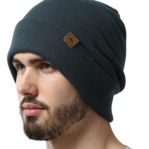 Gorro De Invierno Unisex Gris De Acrílico Para Esquí Y Frío Gris Talla Diseño De La Tela