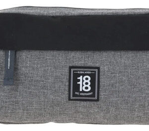 Canguro Chico Gris Unisex 25x14cm Amplio Compartimento Color Diseño De La Tela