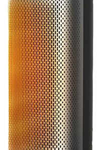 Calentador Portátil Eléctrico 1500 W Con Control Remoto Plateado