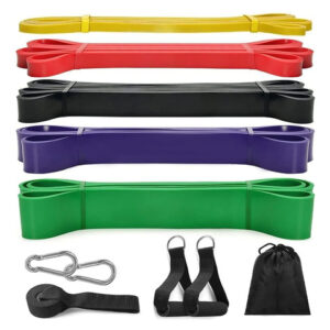 Bandas De Resistencia 5pcs Para Ejercicio Fisioterapia Cross /