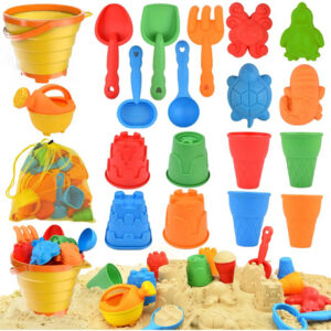 Juguetes De Playa Para Niños 19 Accesorios Pala Y Cubeta