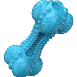 Juguete Masticable Para Perros Grandes Hueso Chirriante Azul Azul
