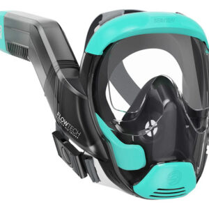 Máscara De Snorkel Completa 180 Para Adultos Turquesa Fácil Turquesa