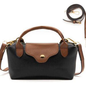 Mini Bolso Cruzado Mujer Cremallera Piel Sintética Pequeño Color Diseño De La Tela Acabado De Los Herrajes Color De La Correa De Hombro