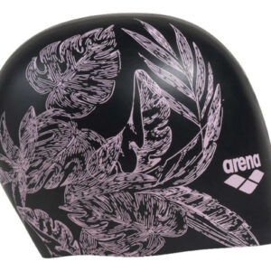 Gorro De Natación Silicona Extra Elástico Cabello Largo Negr Cecilia Black Diseño De La Tela Talla