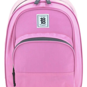 Mochila Rosa Adulto Estilo Daypack 1 Compartimento Organizad Rosa Diseño De La Tela