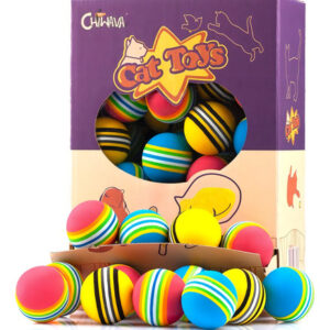 Pelota Juguete Gato Color Chiwava Espuma Suave Color Surtido