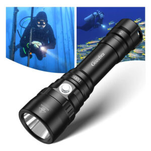 Linterna Subacuática 2000 Lúmenes Ipx8 Impermeable 300 M Color De La Luz Color De La Linterna