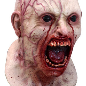 Máscara Látex Zombie Mutante Infected Halloween Terror Color Beige Multicolor Zombis